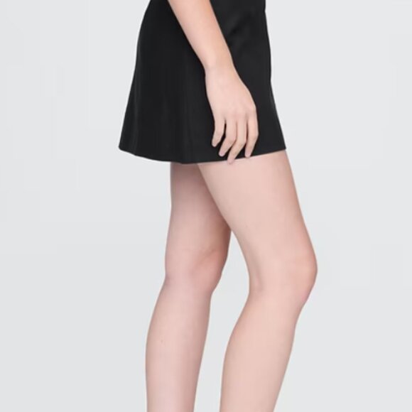 GAP Black Linen Blend Mini Skort - Picture 3 of 6